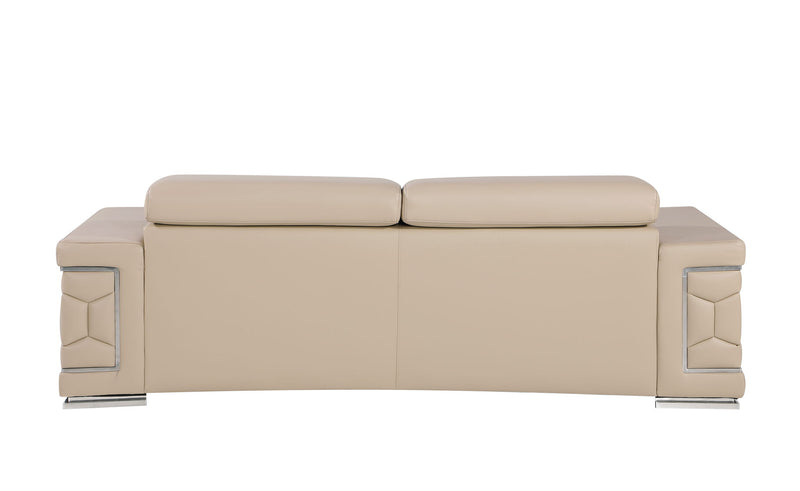 296 - Leather Sofa - R&R Furniture Gallery (Fountain Valley, CA)