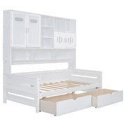 Daybed With All-In-One Cabinet And Shelf - R&R Furniture Gallery (Fountain Valley, CA)