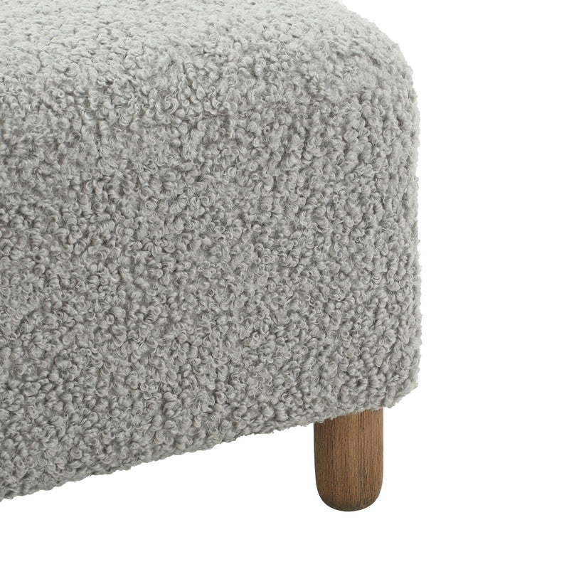 Contemporary Ottoman With Foam Cushion And Durable Upholstery - R&R Furniture Gallery (Fountain Valley, CA)