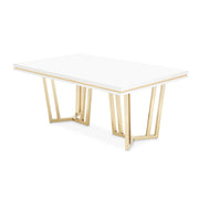 Palm Gate - Rectangular Dining Table - Cloud White - R&R Furniture Gallery (Fountain Valley, CA)