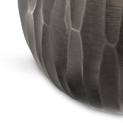 Nellie - Cast Aluminum Side Table - Black - R&R Furniture Gallery (Fountain Valley, CA)
