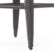 Outdoor Modern Rattan Swivel Barstool With Tapered Legs - Beige / Multibrown - R&R Furniture Gallery (Fountain Valley, CA)