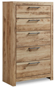 Hyanna - Five Drawer Chest - Tan Brown - R&R Furniture Gallery (Fountain Valley, CA)
