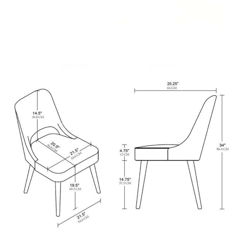 Dining Side Chair Upholstered Textured (Set of 2) - Navy - R&R Furniture Gallery (Fountain Valley, CA)