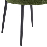 Upholstered Dining Chair (Set of 2) - Green Fabric - R&R Furniture Gallery (Fountain Valley, CA)