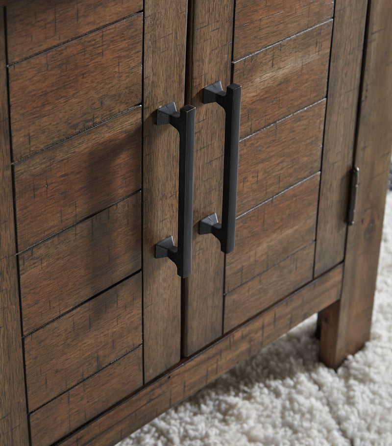 Moriville - Rectangular End Table - Grayish Brown - R&R Furniture Gallery (Fountain Valley, CA)