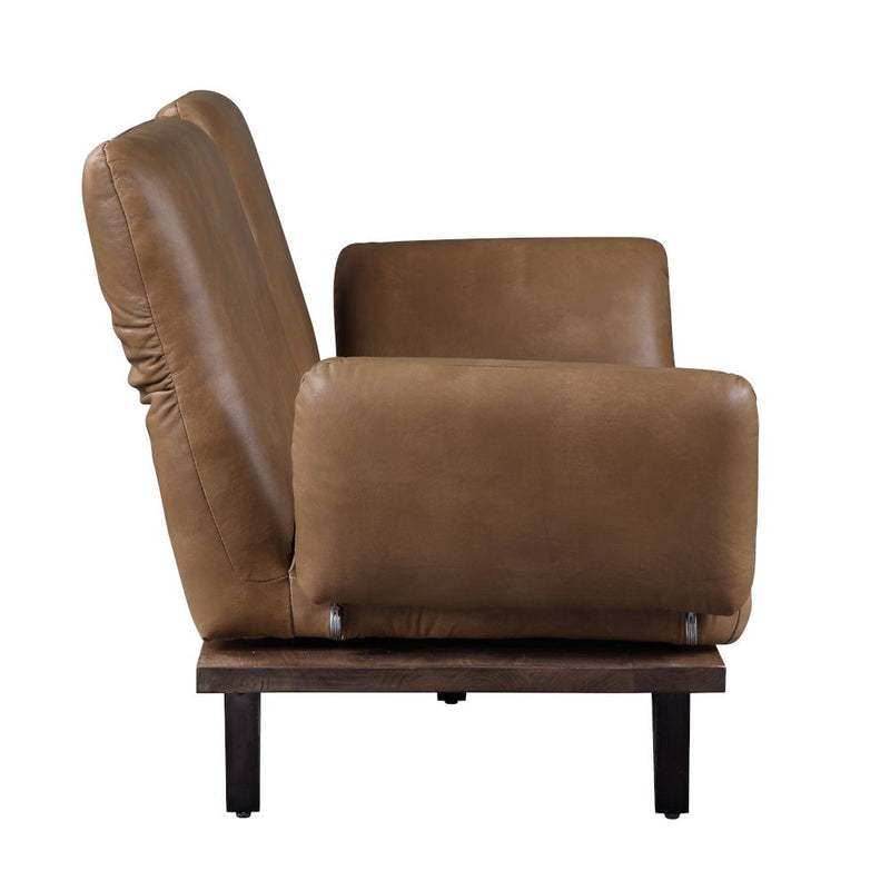 Narech - Sofa With Swivel - Nutmeg Top Grain Leather - R&R Furniture Gallery (Fountain Valley, CA)