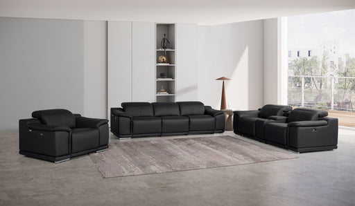 9762 - 7-Piece Modular Power Reclining Sofa, Loveseat And Chair Set With 5 Power Recliners In - R&R Furniture Gallery (Fountain Valley, CA)