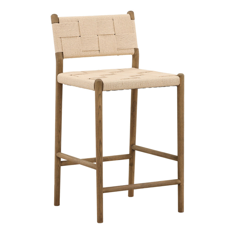 Xiana - Counter Stool - Natural And Light Brown