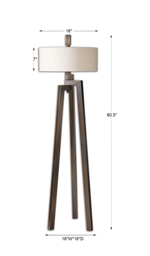 Mondovi - Modern Floor Lamp - Dark Brown