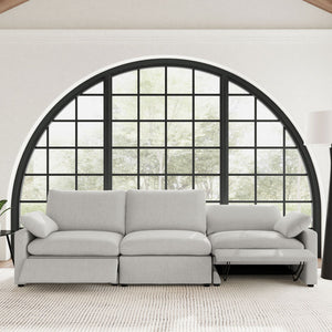 Hollander - Modular Power Reclining Sofa - Gray