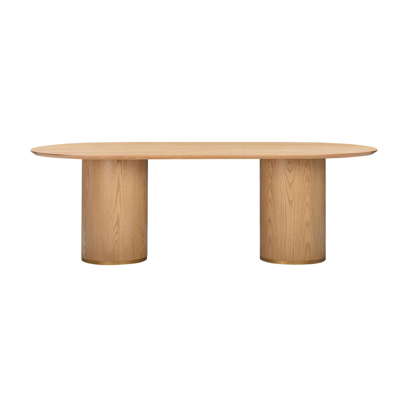 Brandy - Oval Dining Table - Natural - R&R Furniture Gallery (Fountain Valley, CA)