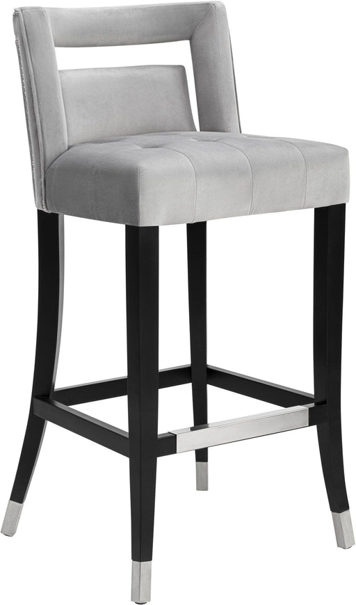 Hart - Velvet Stool - R&R Furniture Gallery (Fountain Valley, CA)