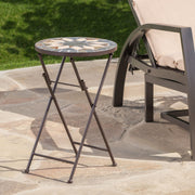 Silvester - End Table - Beige / Black - R&R Furniture Gallery (Fountain Valley, CA)