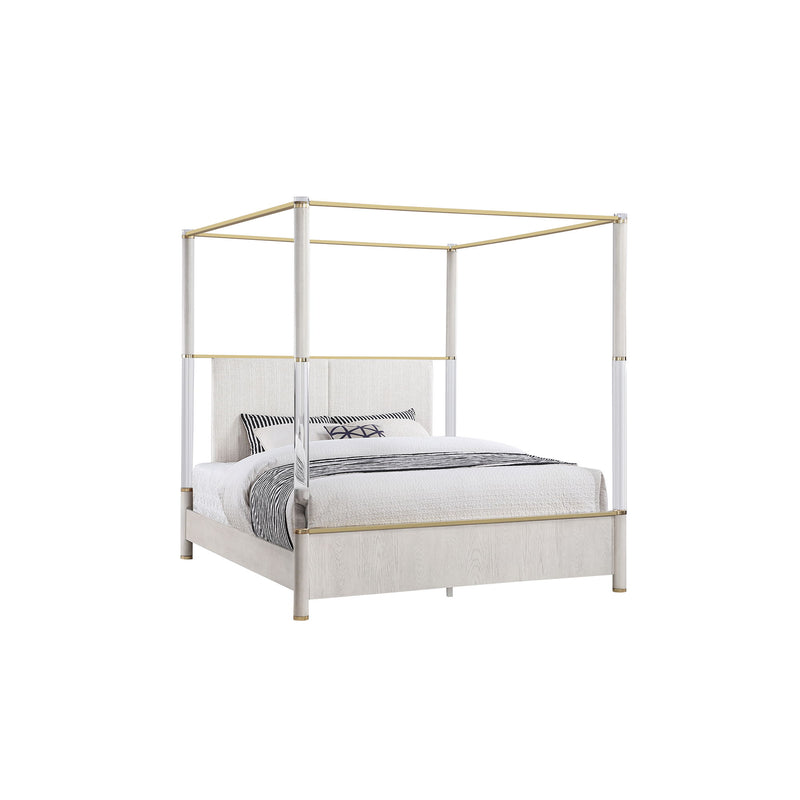 Malco - 4 Post Bed With Upholstered Headboard - R&R Furniture Gallery (Fountain Valley, CA)