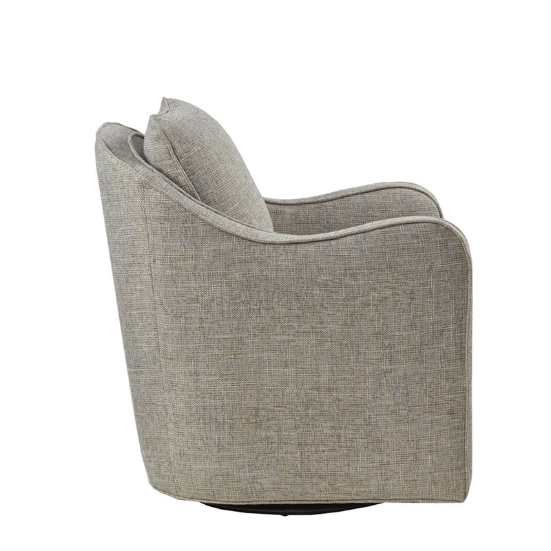 Wide Seat Arm Chair With 360 Degree Rotation - R&R Furniture Gallery (Fountain Valley, CA)