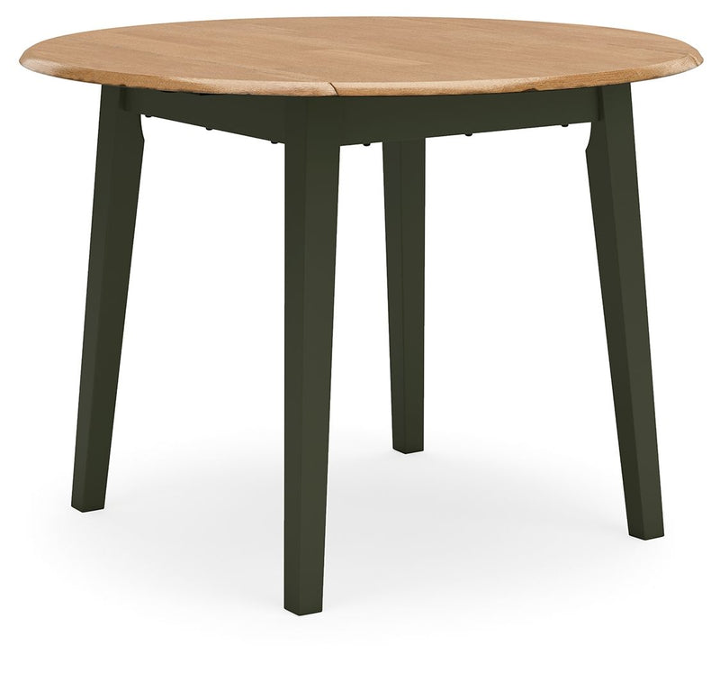 Gesthaven - Round Dining Room Drop Leaf Table Set - R&R Furniture Gallery (Fountain Valley, CA)