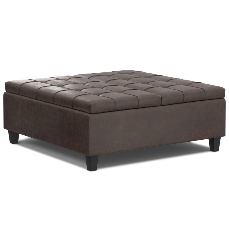 Harrison - Large Coffee Table Storage Ottoman - R&R Furniture Gallery (Fountain Valley, CA)