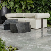Uttermost Parra outdoor coffee table with a sleek, modern design featuring a sturdy metal frame and a smooth tabletop.