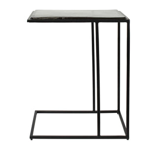 Mateo - Glass Top Accent Table - Black
