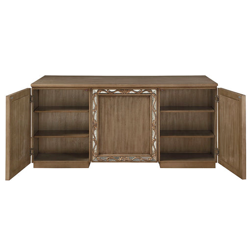 Orianne - Executive Writing Desk - Antique Gold - R&R Furniture Gallery (Fountain Valley, CA)