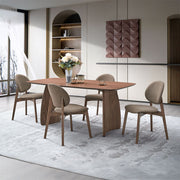Hadasa - Dining Table - Walnut - R&R Furniture Gallery (Fountain Valley, CA)