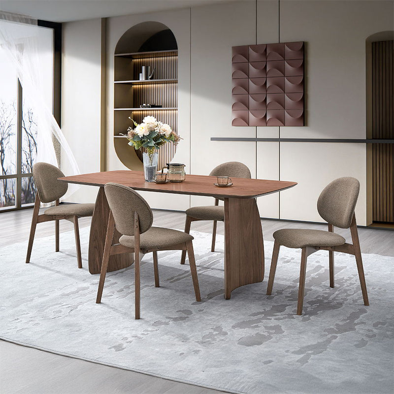 Hadasa - Dining Table - Walnut - R&R Furniture Gallery (Fountain Valley, CA)