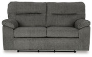 Bindura - Glider Loveseat - Mineral - R&R Furniture Gallery (Fountain Valley, CA)