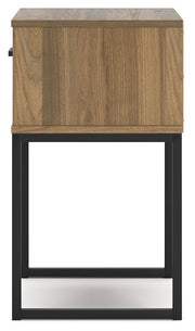 Deanlow - One Drawer Night Stand - Honey - R&R Furniture Gallery (Fountain Valley, CA)