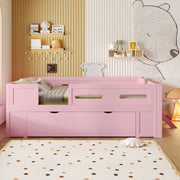 Platform Bed With Guardrail And Drawer - R&R Furniture Gallery (Fountain Valley, CA)