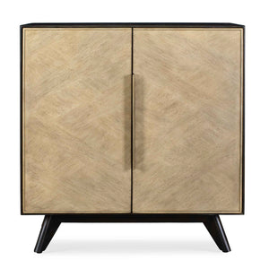 Reina - Modern 2 Door Cabinet - Woodtone