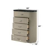 Travonte - Chest - Gray / Beige - R&R Furniture Gallery (Fountain Valley, CA)