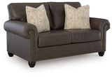 Roxmere - Loveseat - Umber - R&R Furniture Gallery (Fountain Valley, CA)