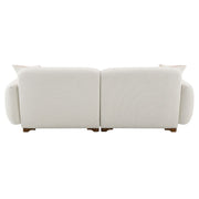 Darius - Sofa With 2 Pillows - Beige Boucle - R&R Furniture Gallery (Fountain Valley, CA)