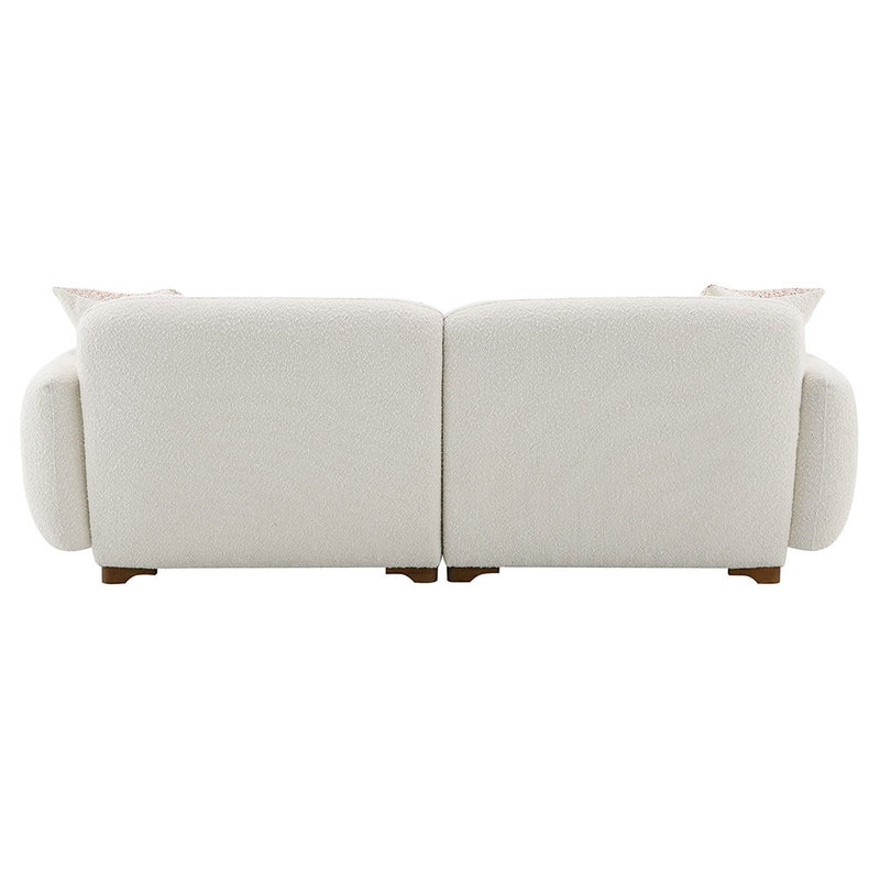 Darius - Sofa With 2 Pillows - Beige Boucle - R&R Furniture Gallery (Fountain Valley, CA)