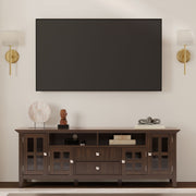 Acadian - Wide TV Media Stand - Brown - R&R Furniture Gallery (Fountain Valley, CA)