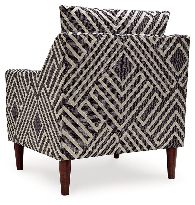 Morrilton Next-Gen Nuvella - Accent Chair - Natural / Charcoal - R&R Furniture Gallery (Fountain Valley, CA)