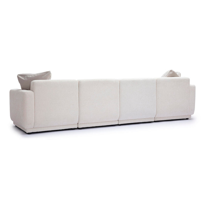 Perry - Modular Long Sofa - Cream - R&R Furniture Gallery (Fountain Valley, CA)