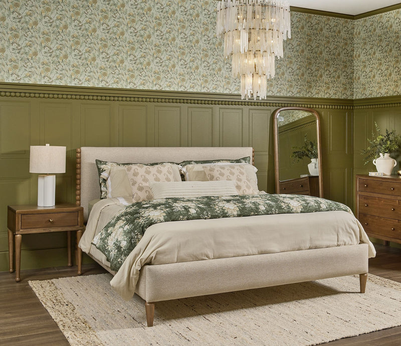 Langley Uph KG Bd - H W/At Fst - R&R Furniture Gallery (Fountain Valley, CA)