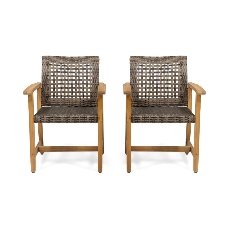 Hampton - Dining Chair (Set of 2) - Brown - R&R Furniture Gallery (Fountain Valley, CA)