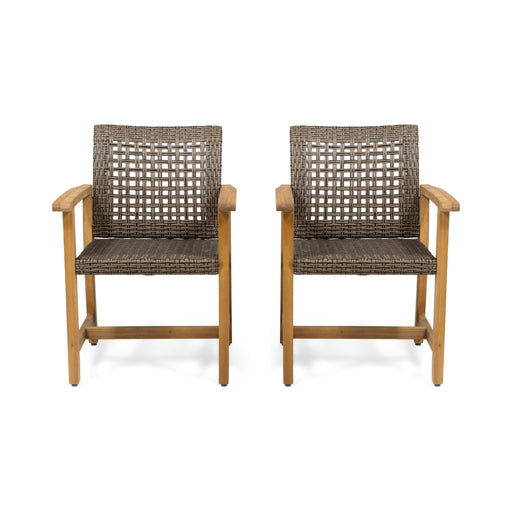 Hampton - Dining Chair (Set of 2) - Brown - R&R Furniture Gallery (Fountain Valley, CA)