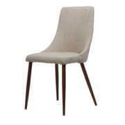 Mid Century Modern Fabric Armless Dining Chair - R&R Furniture Gallery (Fountain Valley, CA)