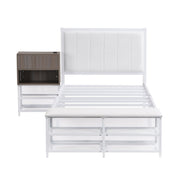 Platform Bed With 2 Tier Storage Shelves, Storage Cabinet - R&R Furniture Gallery (Fountain Valley, CA)
