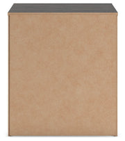 Hollivern - Two Drawer Night Stand - Dark Gray - R&R Furniture Gallery (Fountain Valley, CA)