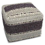 Grady - Handcrafted Square Pouf - R&R Furniture Gallery (Fountain Valley, CA)