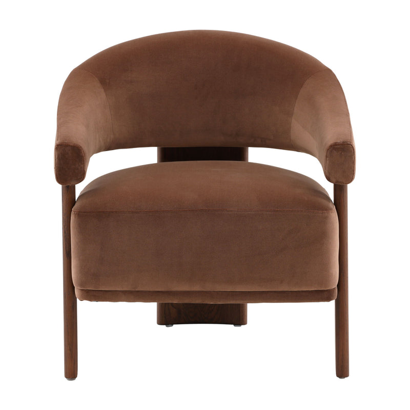 Averie - Occasional Chair - Hudson Chocolate And Brown