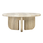 Patrizia - Concrete Round Coffee Table - Natural - R&R Furniture Gallery (Fountain Valley, CA)