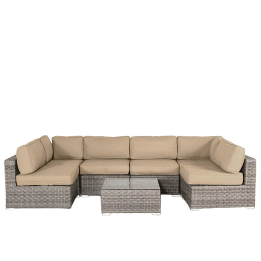 Seating Set With Cushions Handcrafted Wicker Design - R&R Furniture Gallery (Fountain Valley, CA)