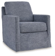 Nenana Next-Gen Nuvella - Swivel Glider Accent Chair - R&R Furniture Gallery (Fountain Valley, CA)