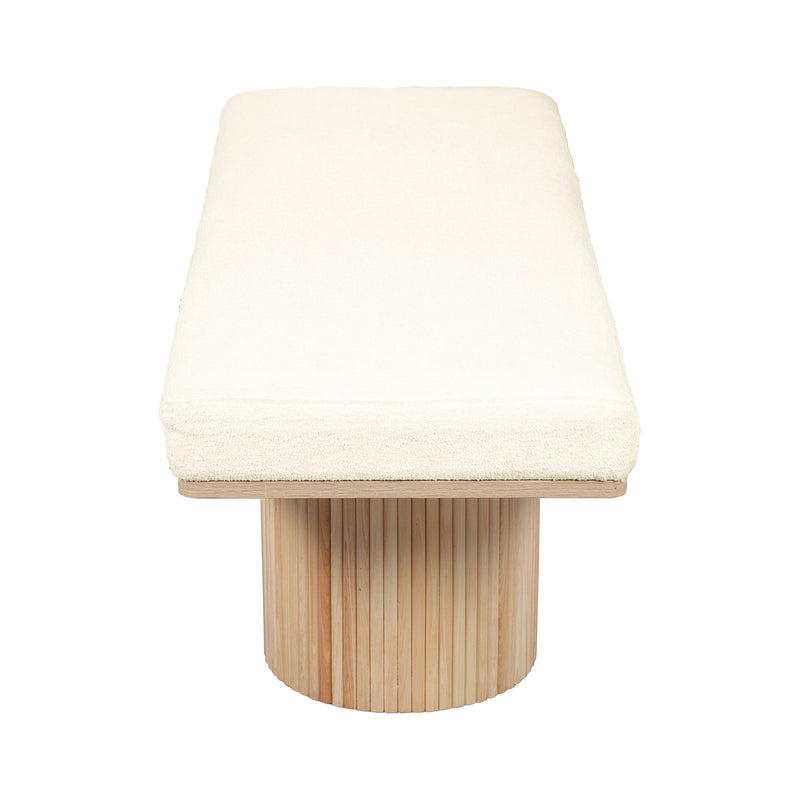 Sagano - Bench - Natural / White - R&R Furniture Gallery (Fountain Valley, CA)